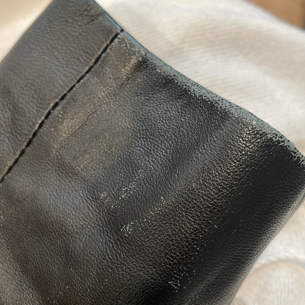 Style & Co black leather jacket - Picture 15 of 16